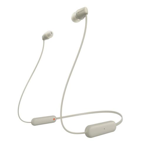 Наушники Sony WI-C100 Beige
