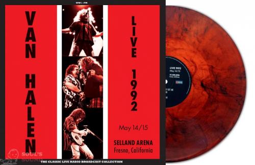 Виниловая пластинка VAN HALEN - LIVE AT SELLAND ARENA FRESNO 1992 (RED MARBLE VINYL) (LP)