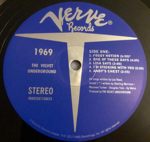 Виниловая пластинка Velvet Underground, The, 1969