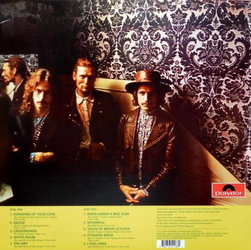 Виниловая пластинка Cream, "Best Of Cream" (Back To Black)