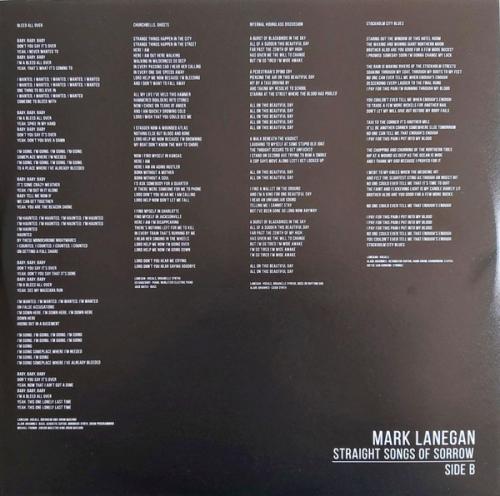 Виниловая пластинка Mark Lanegan - Straight Songs Of Sorrow (Black Vinyl 2LP)