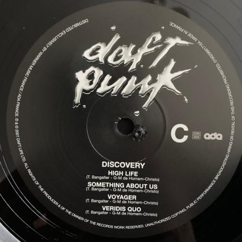 Виниловая пластинка Daft Punk - Discovery (Black Vinyl 2LP)