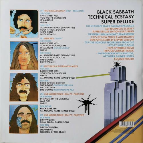 Виниловая пластинка Black Sabbath - Technical Ecstasy (Box) (Black Vinyl 5LP)