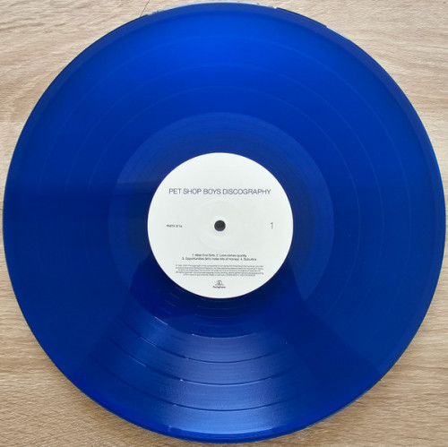 Виниловая пластинка Pet Shop Boys - Discography: The Complete Singles Collection 1985-1991 (Limited Blue Vinyl 2LP)