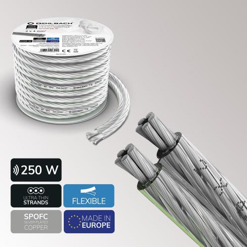 Акустический кабель Oehlbach EXCELLENCE Silverline 40, LS-cabel 2x4mm2, 10.0m (D1C188)
