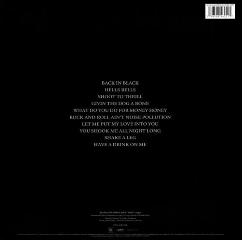Виниловая пластинка AC/DC – Back In Black (Black & White swirl Vinyl LP)