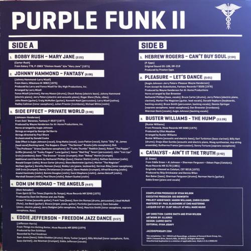Виниловая пластинка Various Artists, Jazz Dispensary: Purple Funk, Vol. II (RSD Black Friday Exclusive / Colored Vinyl)