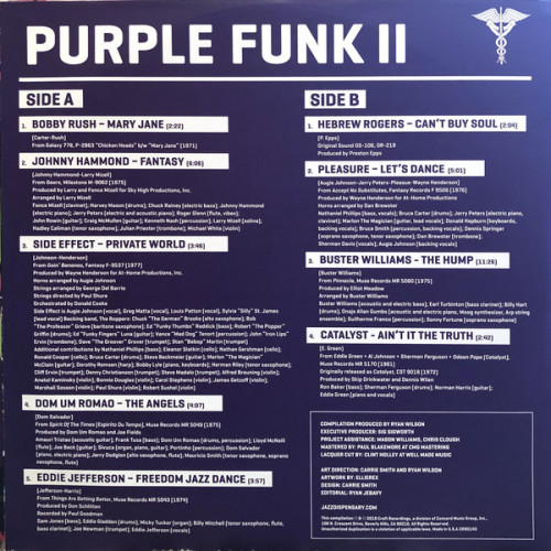 Виниловая пластинка Various Artists, Jazz Dispensary: Purple Funk, Vol. II (RSD Black Friday Exclusive / Colored Vinyl)
