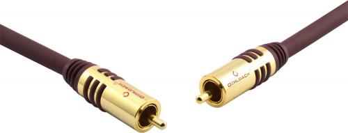 Кабель межблочный аудио Oehlbach PERFORMANCE NF Sub-cable cinch/cinch2, 2.0m mono red (D1C20532)
