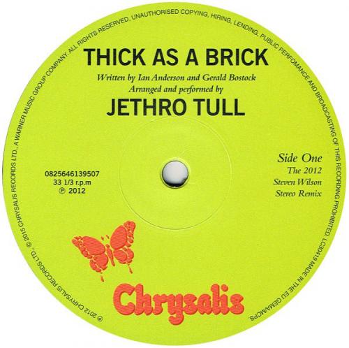 Виниловая пластинка PLG Jethro Tull Thick As A Brick (180 Gram/+Booklet)