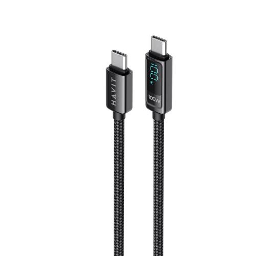 USB кабель HAVIT CB6247 USB-C - USB-C BK 2m