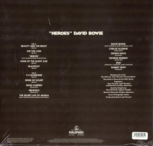 Виниловая пластинка PLG David Bowie Heroes (180 Gram/Remastered)