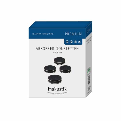 Демпферы In-Akustik Premium Doublette, 4 pcs, black #008509