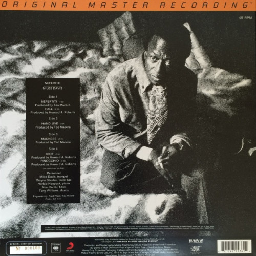 Виниловая пластинка Miles Davis - Nefertiti (Original Master Recording) (Black Vinyl 2LP)