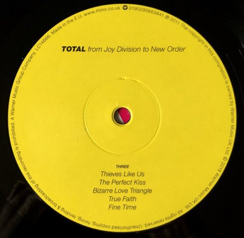 Виниловая пластинка WM Joy Division / New Order Total: From Joy Division To New Order (180 Gram Black Vinyl)