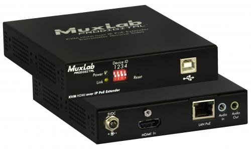 Передатчик-энкодер KVM и HDMI over IP, с PoE MuxLab 500770-TX