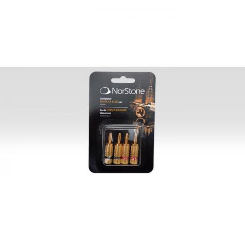 Разъемы NorStone Banana Plugs gold