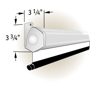 Экран Draper Luma NTSC (3:4) 213/84" (7') 127*169 XH800E (HCG) 207051