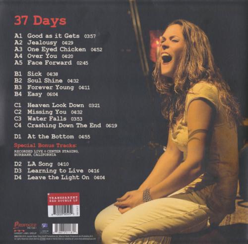 Виниловая пластинка HART BETH - 37 DAYS - TRANSPARENT (RED LP)
