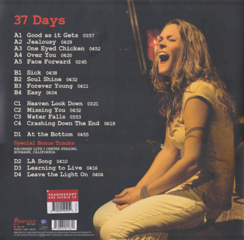 Виниловая пластинка HART BETH - 37 DAYS - TRANSPARENT (RED LP)