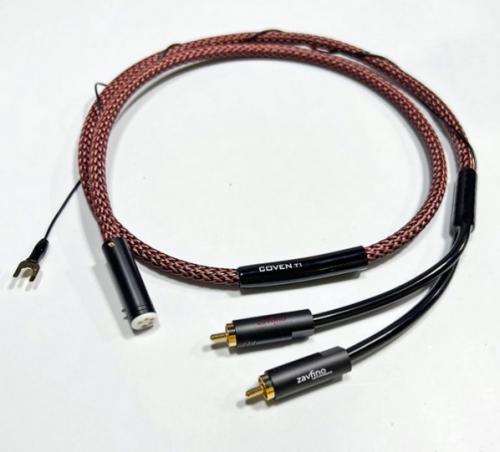 Фонокабель Zavfino The Coven Phono Cable w/24K Straight DIN-RCA (1.2M)