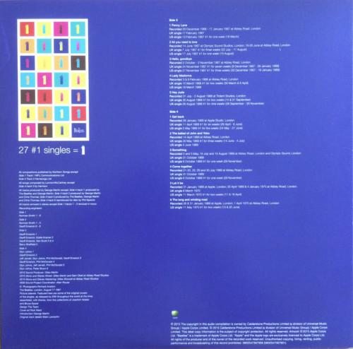 Виниловая пластинка The Beatles, 1 (2LP)