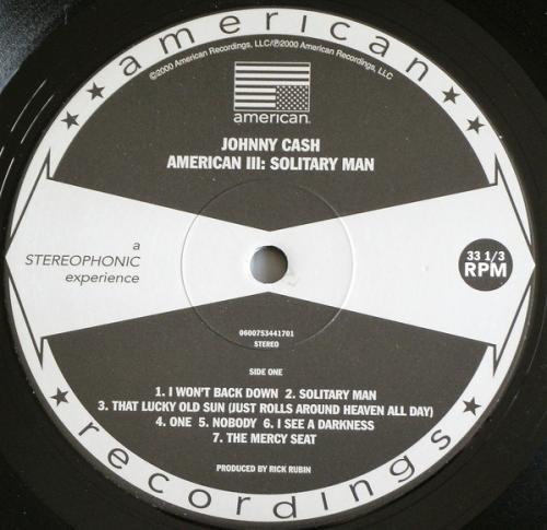 Виниловая пластинка Cash, Johnny, American III: Solitary Man