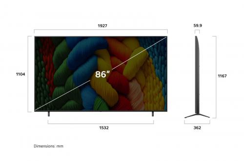 LED телевизор LG 86NANO81A6A