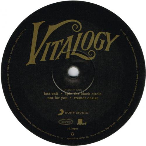 Виниловая пластинка Pearl Jam VITALOGY VINYL EDITION (Remastered/180 Gram)