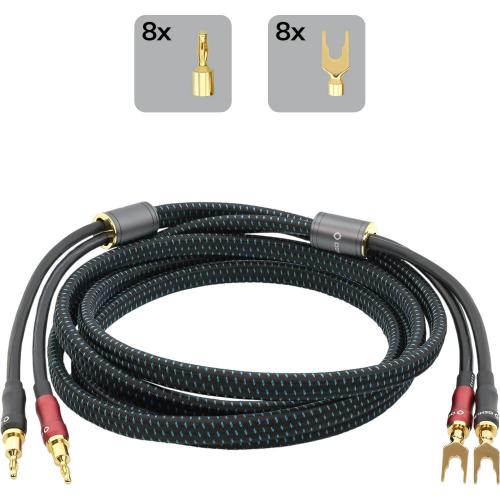 Акустический кабель Oehlbach EXCELLENCE TRANSFORM DUAL-PLUG 2 m
