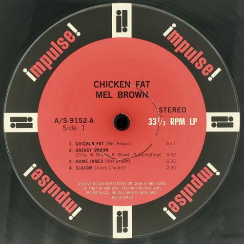 Виниловая пластинка Mel Brown - Chicken Fat (Black Vinyl LP)