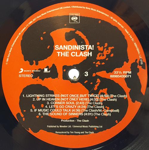 Виниловая пластинка The Clash SANDINISTA!