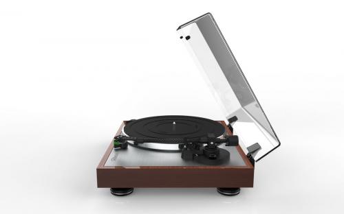 Проигрыватель винила Thorens TD 402 DD (TP72, AT VM95E) highgloss walnut