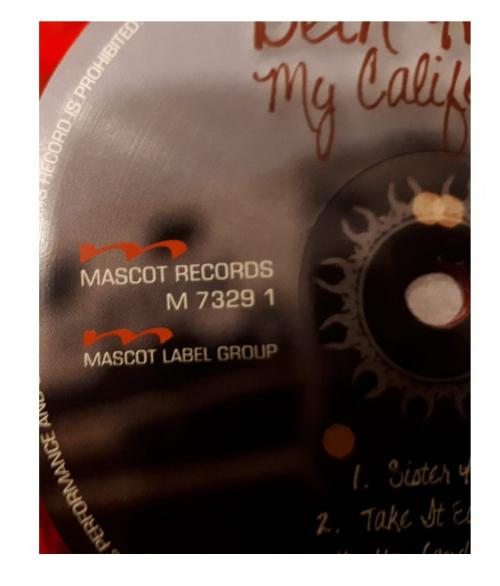 Виниловая пластинка HART BETH - MY CALIFORNIA - TRANSPARENT (RED LP)