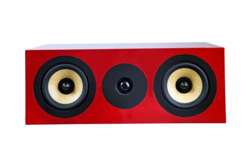 Акустика центрального канала Davis Acoustics Courbet C Red Gloss