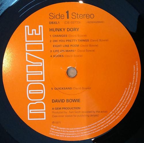 Виниловая пластинка David Bowie HUNKY DORY (180 Gram)