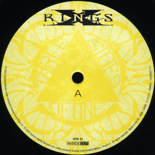 Виниловая пластинка King's X - Three Sides Of One (Black Vinyl 2LP)