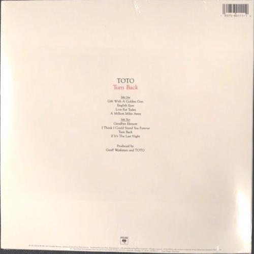 Виниловая пластинка Sony TOTO, TURN BACK (Black Vinyl/Poster)
