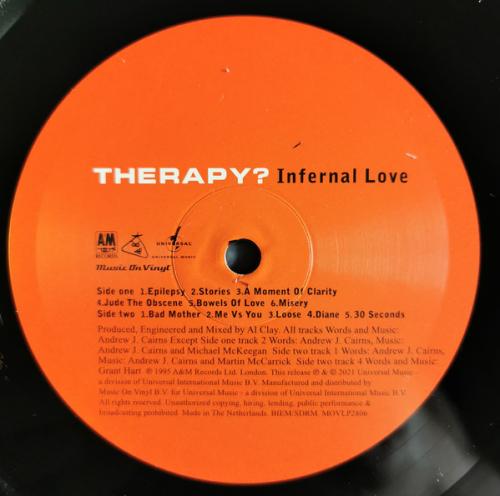 Виниловая пластинка Therapy? – Infernal Love