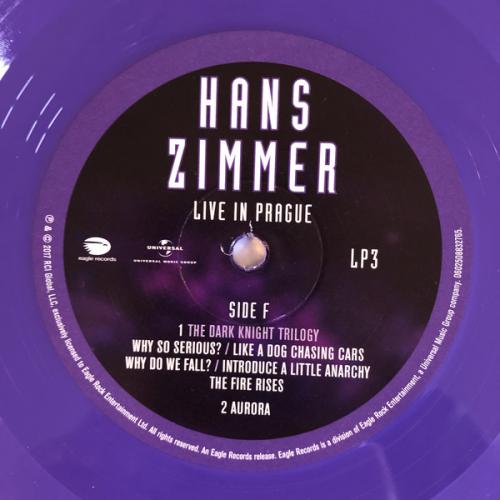 Виниловая пластинка Hans Zimmer — LIVE IN PRAGUE (COLOURED VINYL) (4LP)