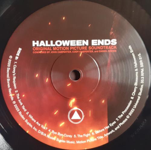 Виниловая пластинка Саундтрек - Halloween Ends (John Carpenter & Daniel Davies) (Black Vinyl LP)