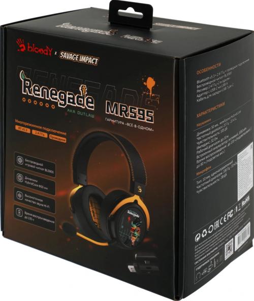 Наушники игровые A4Tech Bloody MR595 Renegade Black