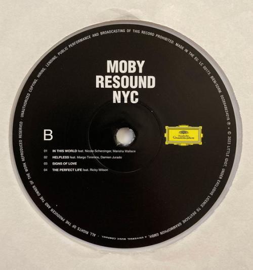 Виниловая пластинка Moby - Resound NYC (Limited Edition Crystal Clear Vinyl 2LP)