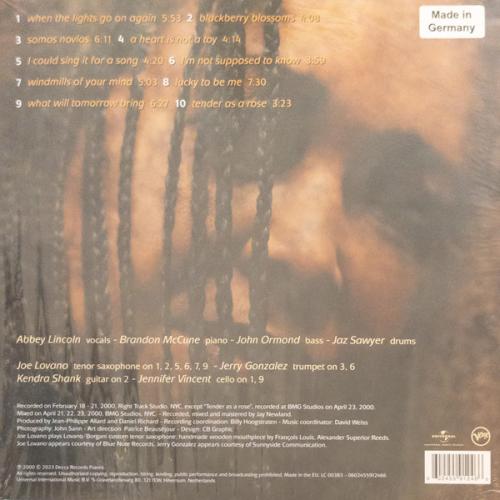 Виниловая пластинка Abbey Lincoln - Over The Years (Black Vinyl 2LP)