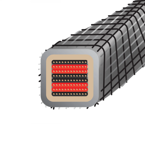 Акустический кабель Wire World Silver Eclipse 10 Speaker Cable Pair (Ban to Ban) (SES2.5MB-10) 2.5m