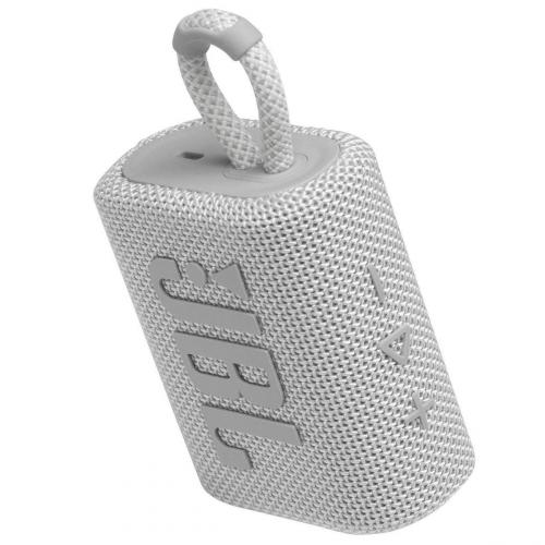 Портативная колонка JBL Go 3 White (JBLGO3WHT)