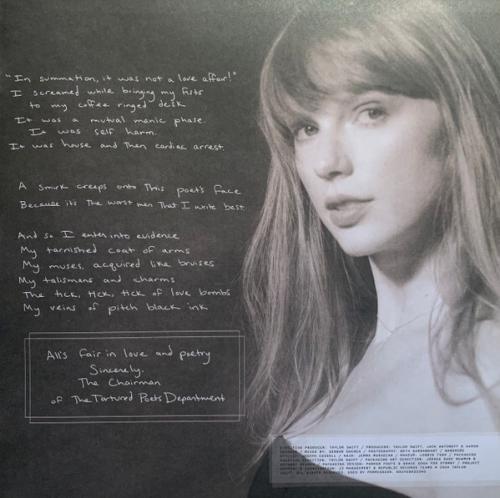 Виниловая пластинка Taylor Swift - The Tortured Poets Department  (alternative artwork) (Limited Beige Vinyl 2LP, Bonus Track 'The Bolter')