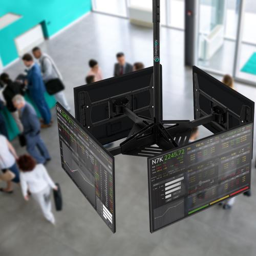 Потолочный кронштейн для 4 телевизоров Onkron CPRO2L-4