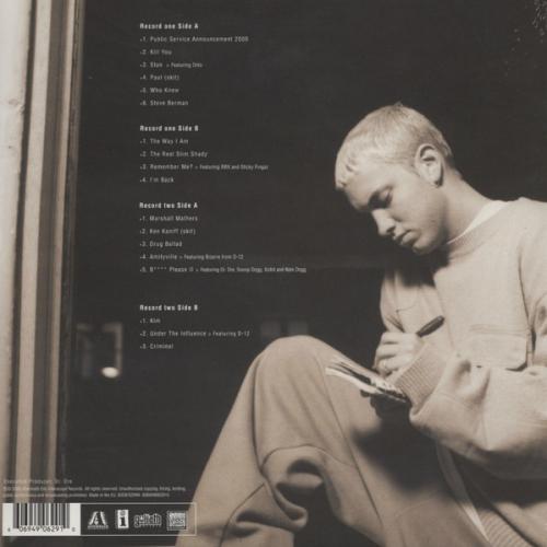 Виниловая пластинка Eminem, The Marshall Mathers LP (Explicit Version)
