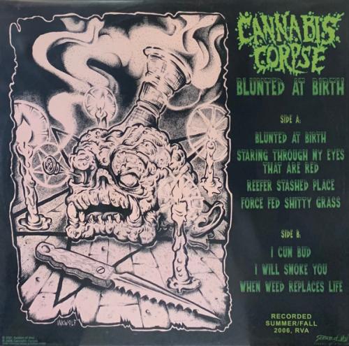 Виниловая пластинка Cannabis Corpse - Blunted At Birth (Black Vinyl LP)